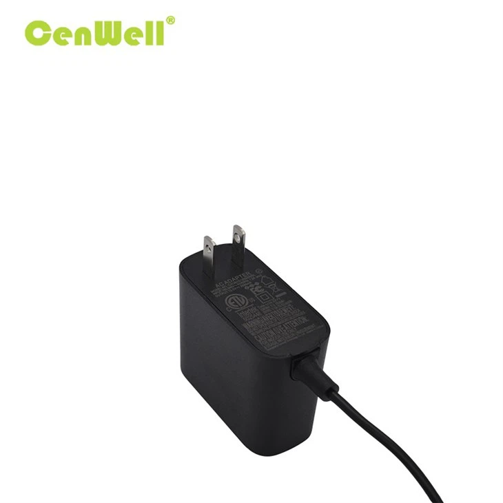 36W 5V 12V 24V Wall-mounted GaN AC Power Adapter US Plug high quality